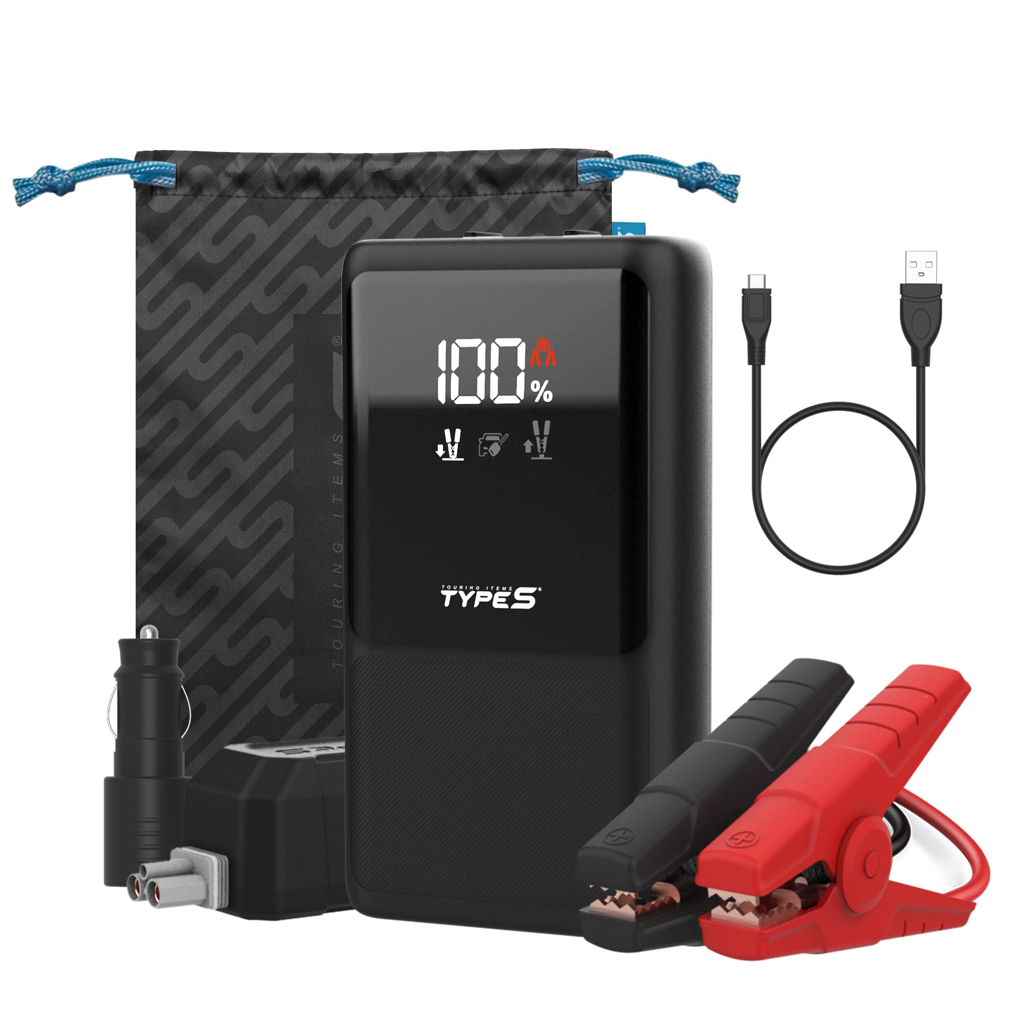 Type S Dynamic Classic DC10 Car Battery Jump Starter Portable Power Bank 500A Jump Starter Battery Pack for