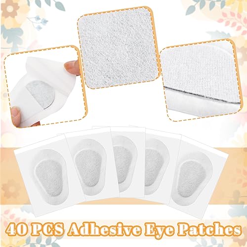 Miniatura 45 de Panitay 40 parches adhesivos para los ojos para adultos, desechables, transpirables, parches médicos para ambliopía, vendajes adhesivos sin látex