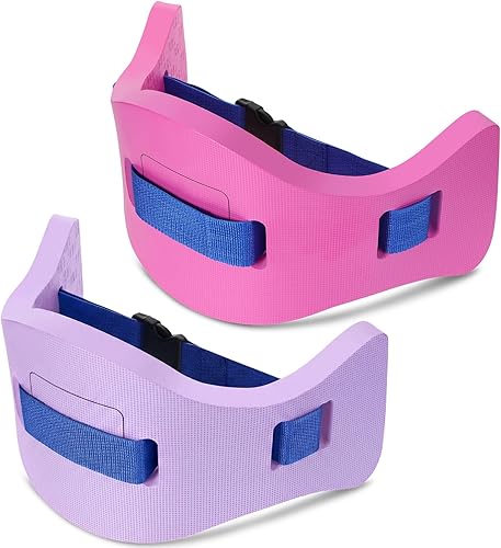 Miniatura 8 de Wettarn Cinturón de natación para niños con correa ajustable, cinturón de flotabilidad de EVA para niños y jóvenes, cinturón de natación