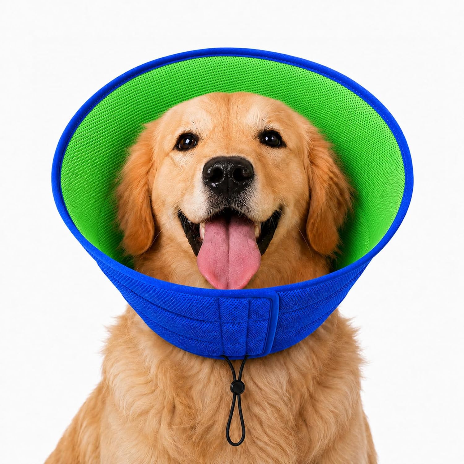 Soft Dog Cone Recovery Collars & Cones After Surgery for Medium Dogs | Adjustable Breathable Dog Cone Collar,Protect Pets from Licking Wounds,Soft and Comfortable, Reduce Anxiety (M)