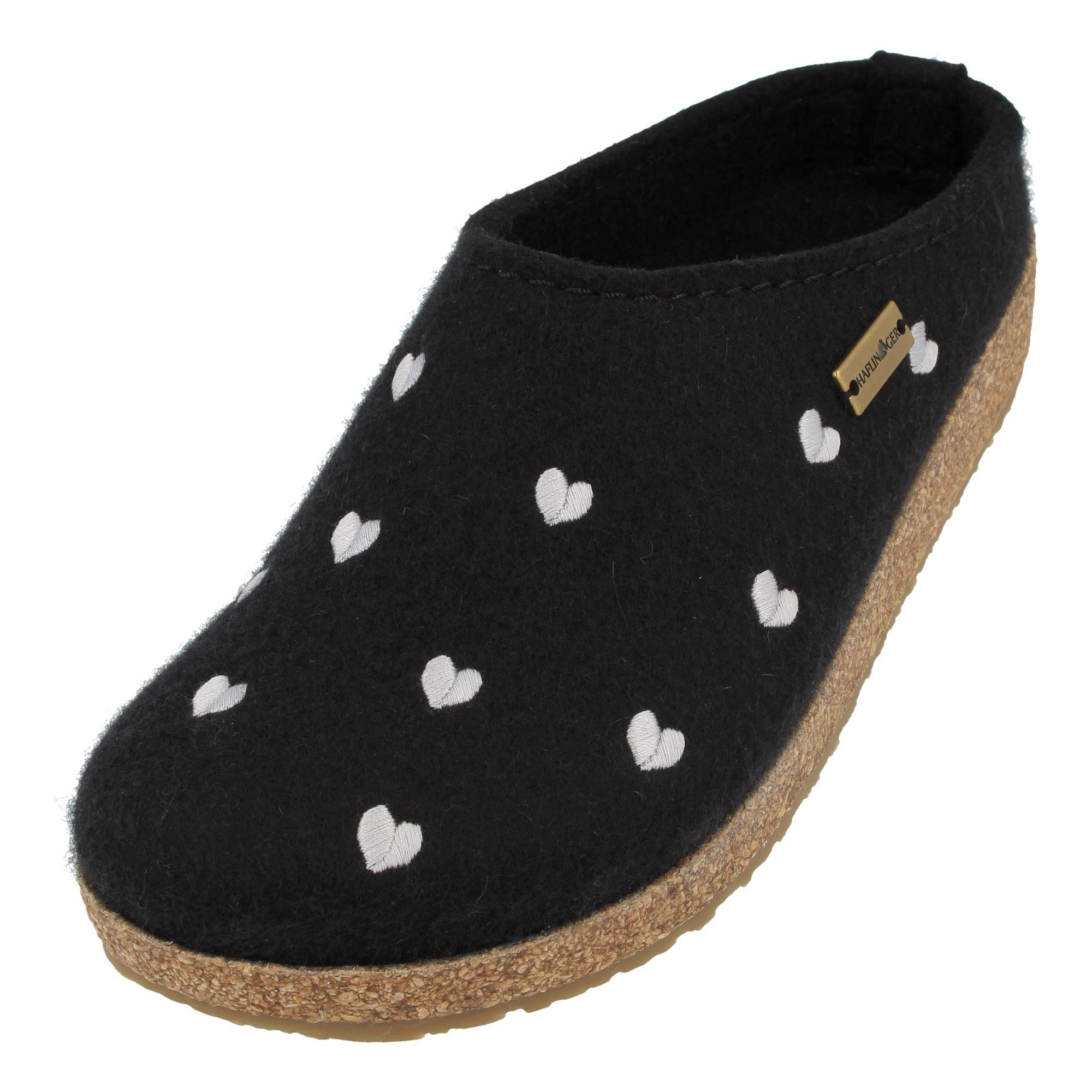 Haflinger damskie kapcie domowe Grizzly Cuoricini 741031