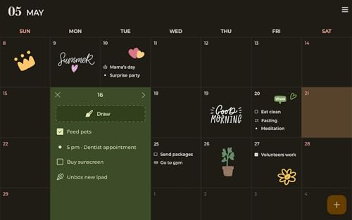 May: Beautiful Bullet Journal - Daily Planner - Cute Diary