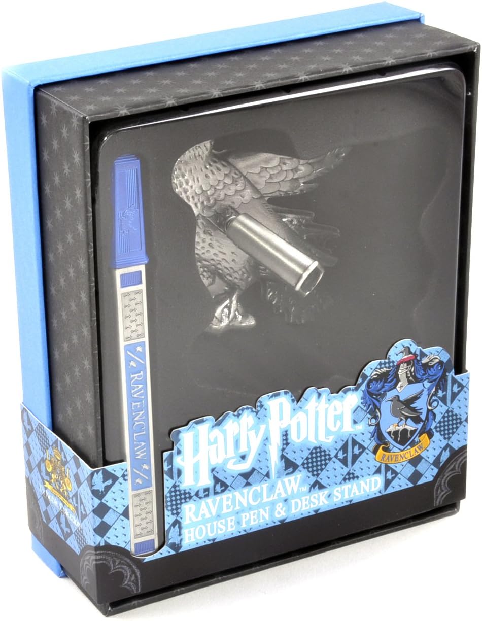 Noble Collection Harry Potter Ravenclaw Pen with Table Stand, Multi-Colour, NN8622