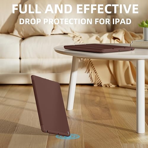 Miniatura 189 de Akkerds - Funda para iPad 10.2 2020, iPad 8ª generación/2019, iPad 7ª generación, con soporte para lápiz. Funda protectora premium con parte trasera