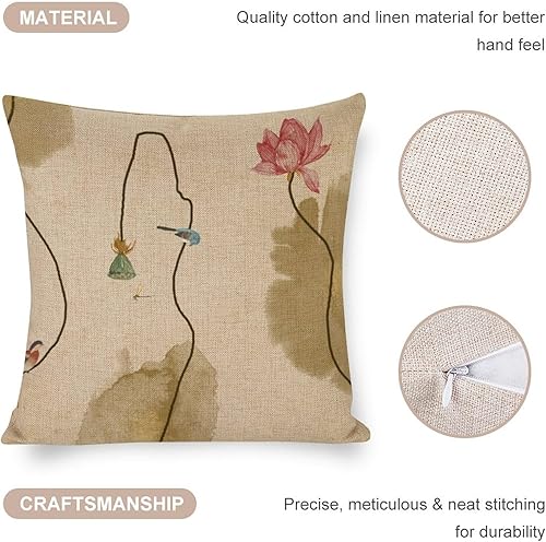 Miniatura 10 de POMOTER Home Classic Art Deco - Funda de almohada cuadrada decorativa geométrica sin costuras, decoración de Acción de Gracias, estilo granja, al