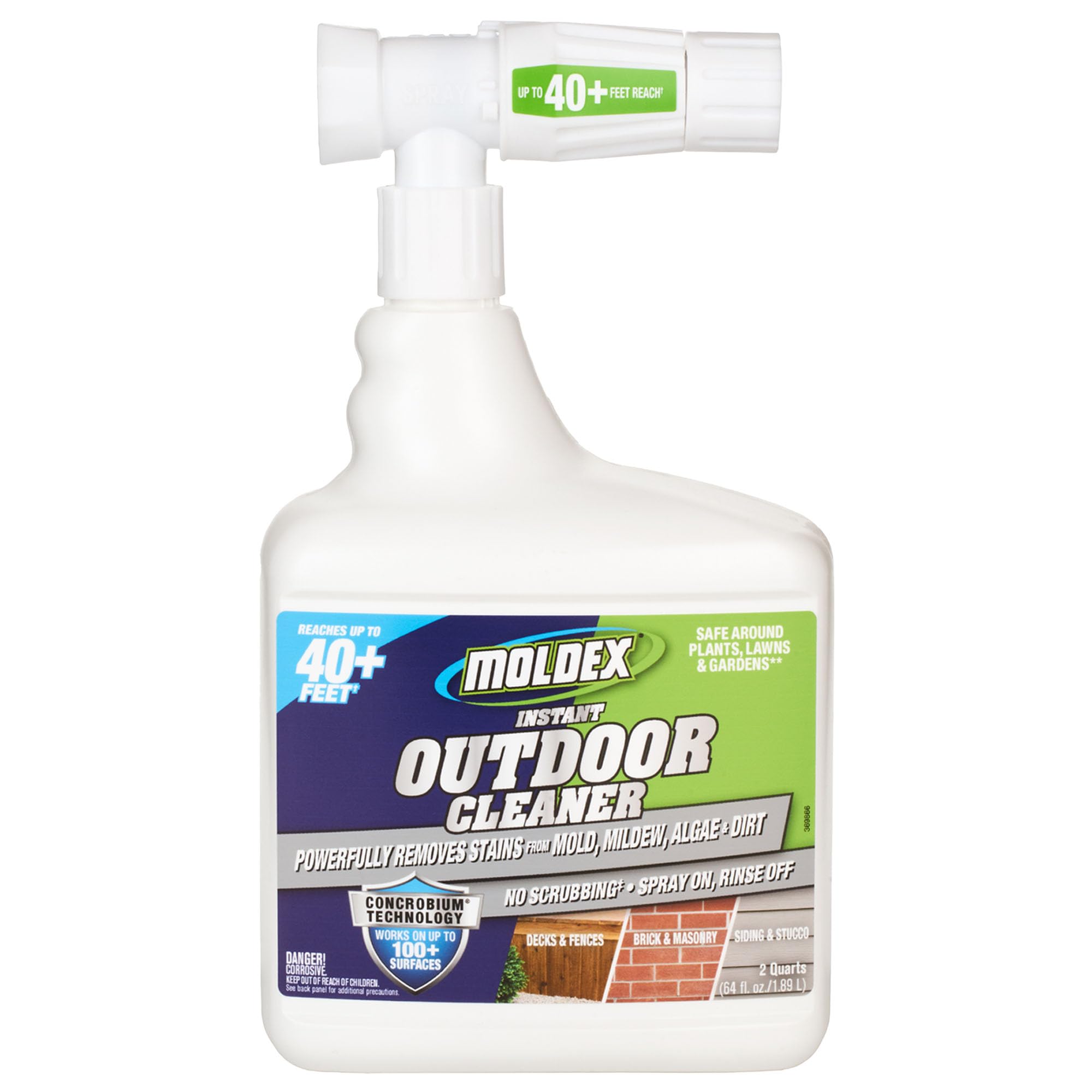 Amazon.com: Moldex® Instant Outdoor Cleaner with Bleach and Hose