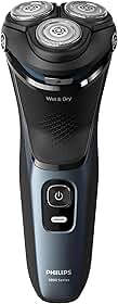 Philips Barbeador Elétrico Masculino, Seco e Molhado, Cabeças flexíveis 5D, com Aparador Retrátil, Carregamento Rápido - S3144/00