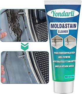 Household Mold Remover Gel, Grout Cleaner for Washing Machine Strips, Refrigerator Strips, Tiles, Caulk, Grout Sealant Bathroom Home Kitchen Sinks Stain Cleaning