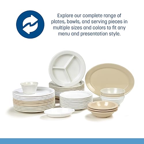 Miniatura 5 de Carlisle FoodService Products Kingline - Frutero de plástico reutilizable para el hogar y restaurantes, melamina, 5 onzas, bronceado (paquete de 48)