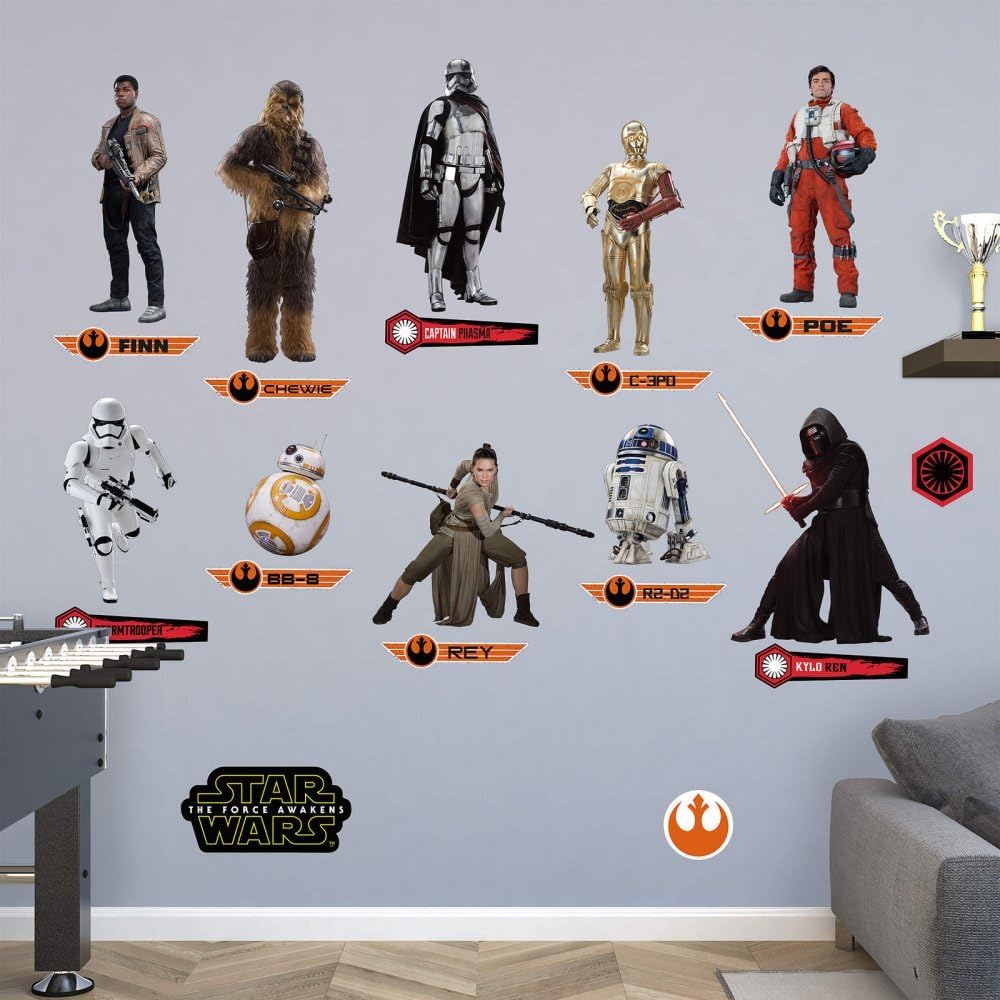 FATHEAD Star Wars The Force Awakens Collection Peel and
