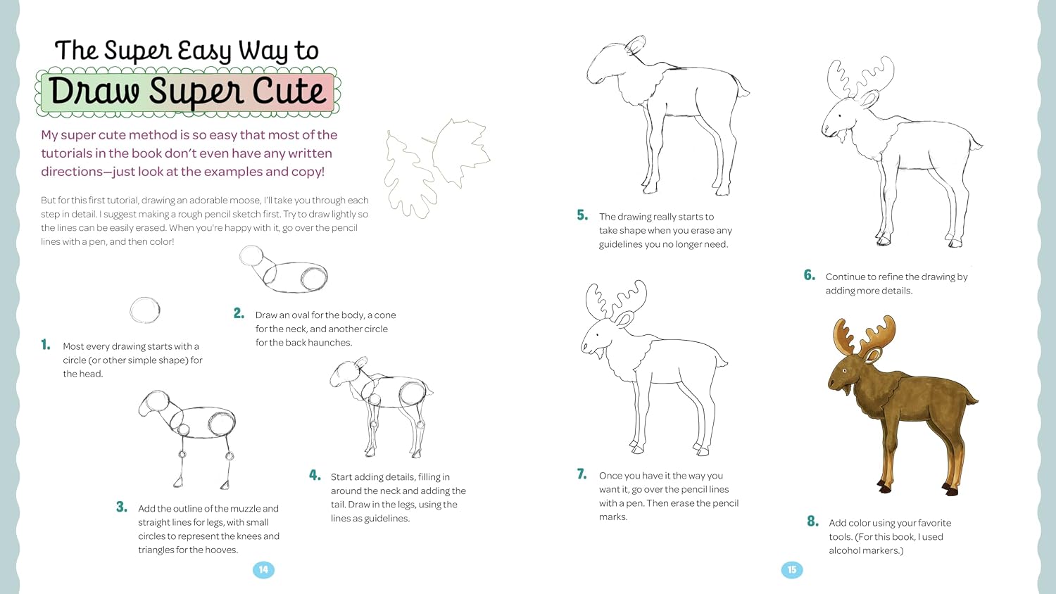 How to Draw Super Cute: Adorable Stuff Step by Step: Easy Guide to How to Draw Everything for Kids & Adults