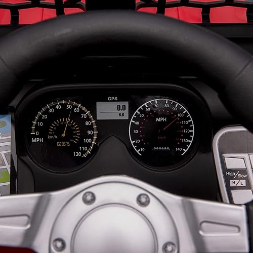 Miniatura 18 de Aosom Camión de paseo para niños de 12 V con control remoto para padres, automóvil eléctrico alimentado por batería con suspensión de resorte