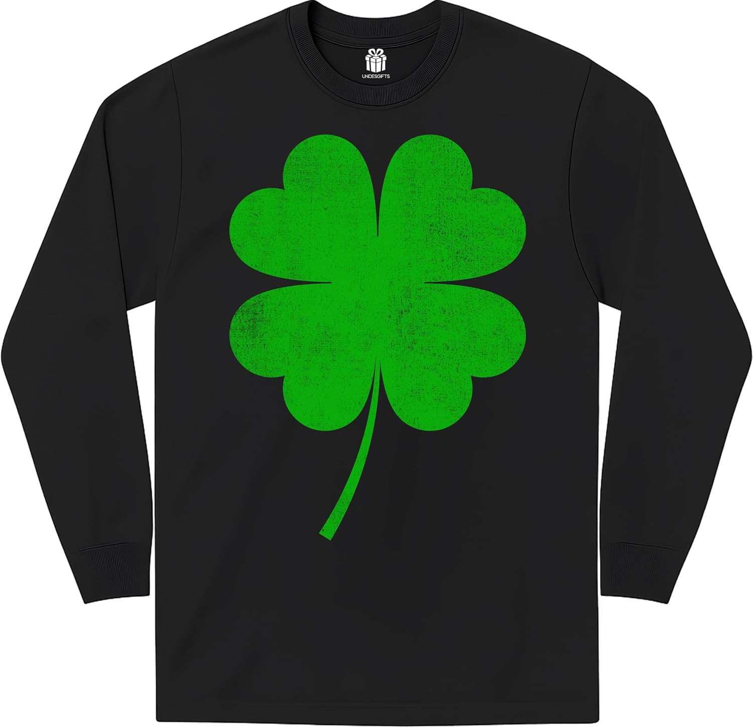 Vintage Irish Clover St Patricks Day Lucky Shamrock T-Shirt for Men Women Girls Boys Kids Toddler