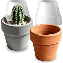 Wehous 2PCS Small Succulent Plant Pot Silicone Mold Candle Holder Storage Box Jar Planter Silicone Molds for Epoxy Resin Concrete Plaster, Container Trinket Tray Jewelry Holder Craft Decor Mould