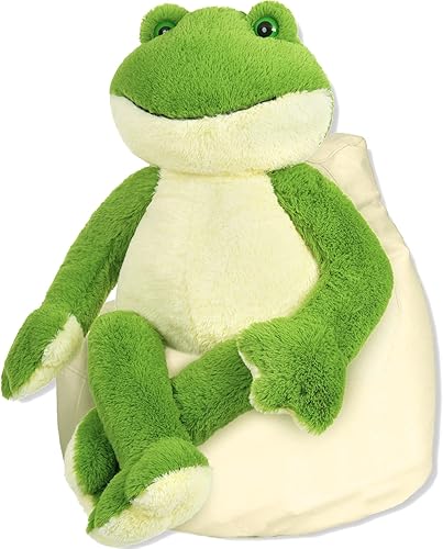 Miniatura 1 de MoriMos - Rana de peluche para niños y niñas, rana de peluche grande de 36 pulgadas, rana verde con patas largas y brazos, animales de peluche