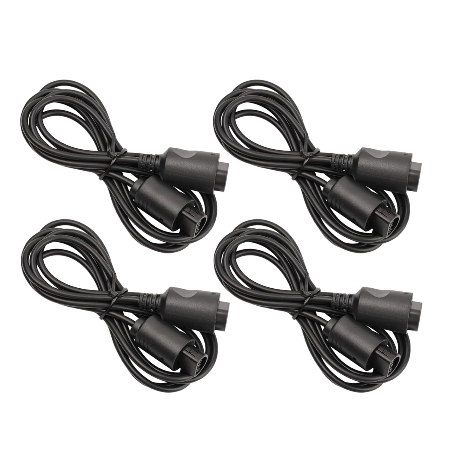 CSTESVN N64 Controller Extension Cable 4-Pack 6FT - Durable Replacement for Nintendo 64 Console, Lag-Free Gaming