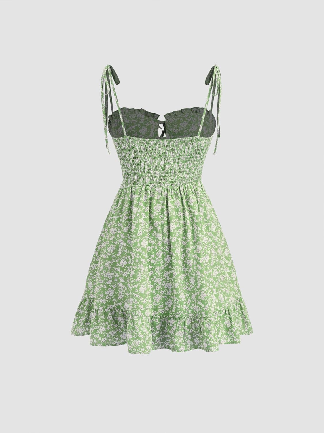 CIDER Womens Summer Dresses Floral Spaghetti Strap Cute Vacation Sundress Dress Boho Casual Outfits - Image 5