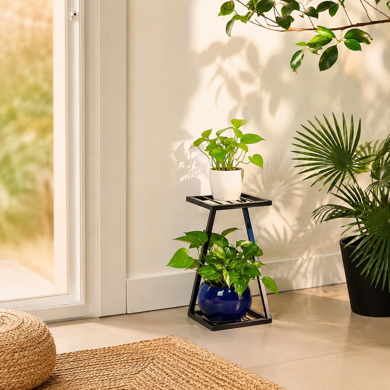 Metal Plant Stands - Modern Z & X Shape -7