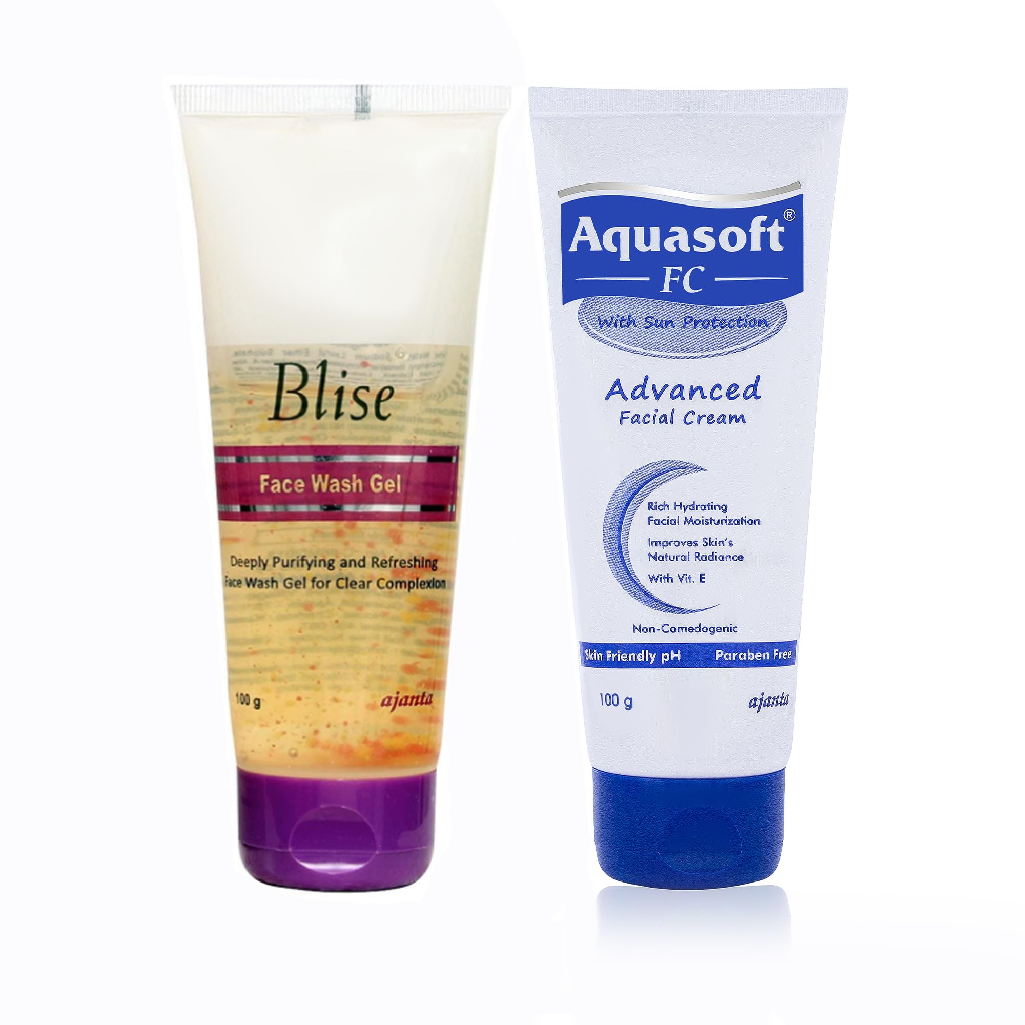 Blise Deeply Purifying & Refreshing Face Wash Gel 100g + Aquasoft FC Advanced Facial Cream 100g Clear Complexion Gentle Cleanser & Non-Comedogenic Daily Facial Moisturizer Oil-Control Skincare Pack-image-16