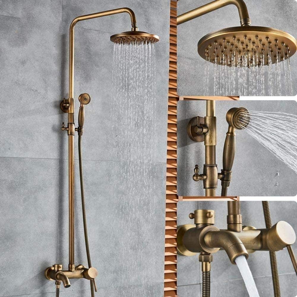 Ensemble de Douche Mélangeur Chaud et Froid avec Pommeau en Laiton Robinet