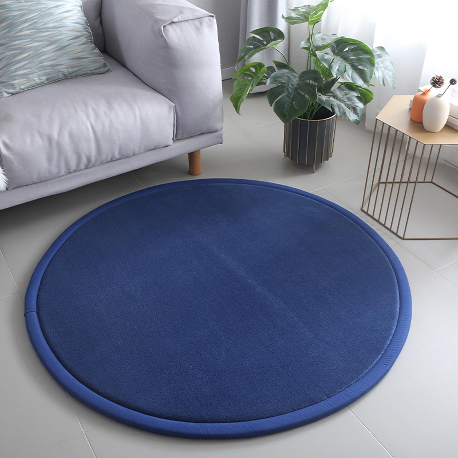 Tapis décoratif contre les chocs au sol avec épaisseur moelleuse de 2 cm