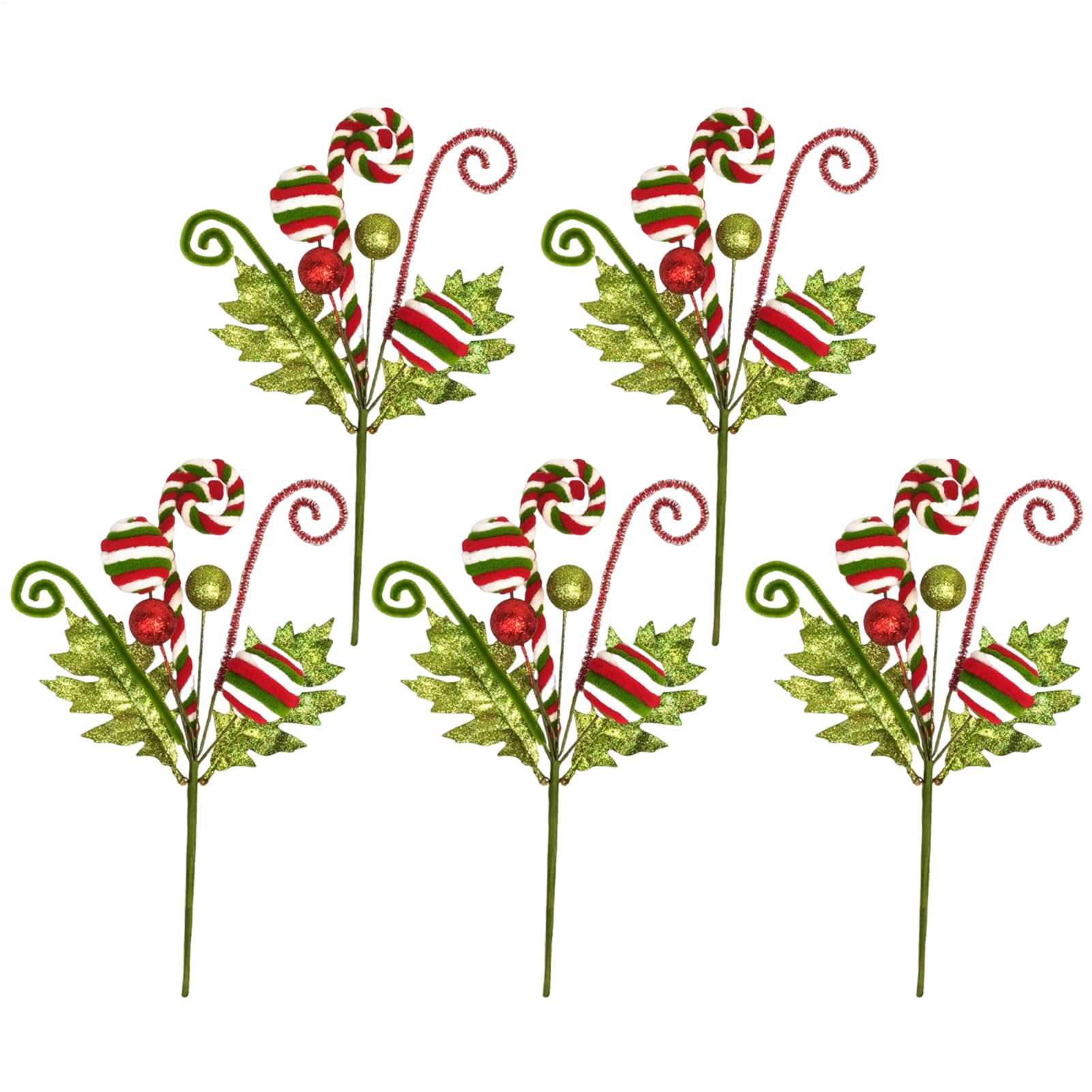 Sucres d'orge scintillants de Noël haute qualité pour ornements de couronnes et fêtes
