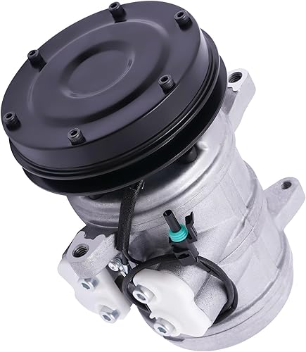 Miniatura 1 de Compresor de CA para cargador de tractor RE10972 RE12513 RE12514 RE57936 TY6626 TY6766