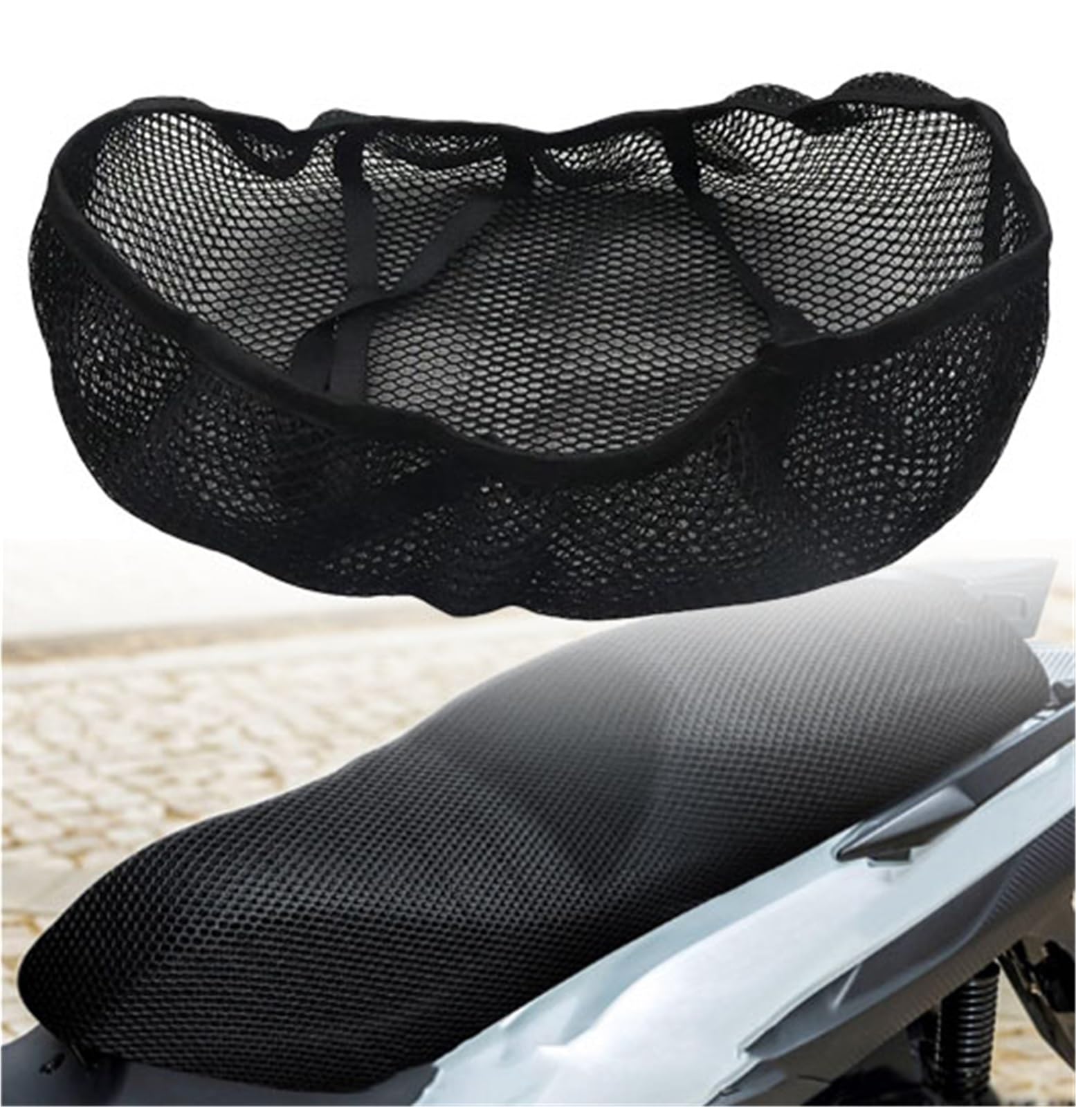Accesorios para Motocicletas Funda De Asiento para Motocicleta para BMW C400GT C400 GT C400X, con Aislamiento Térmico, Protección, Cojín Y Tela Malla