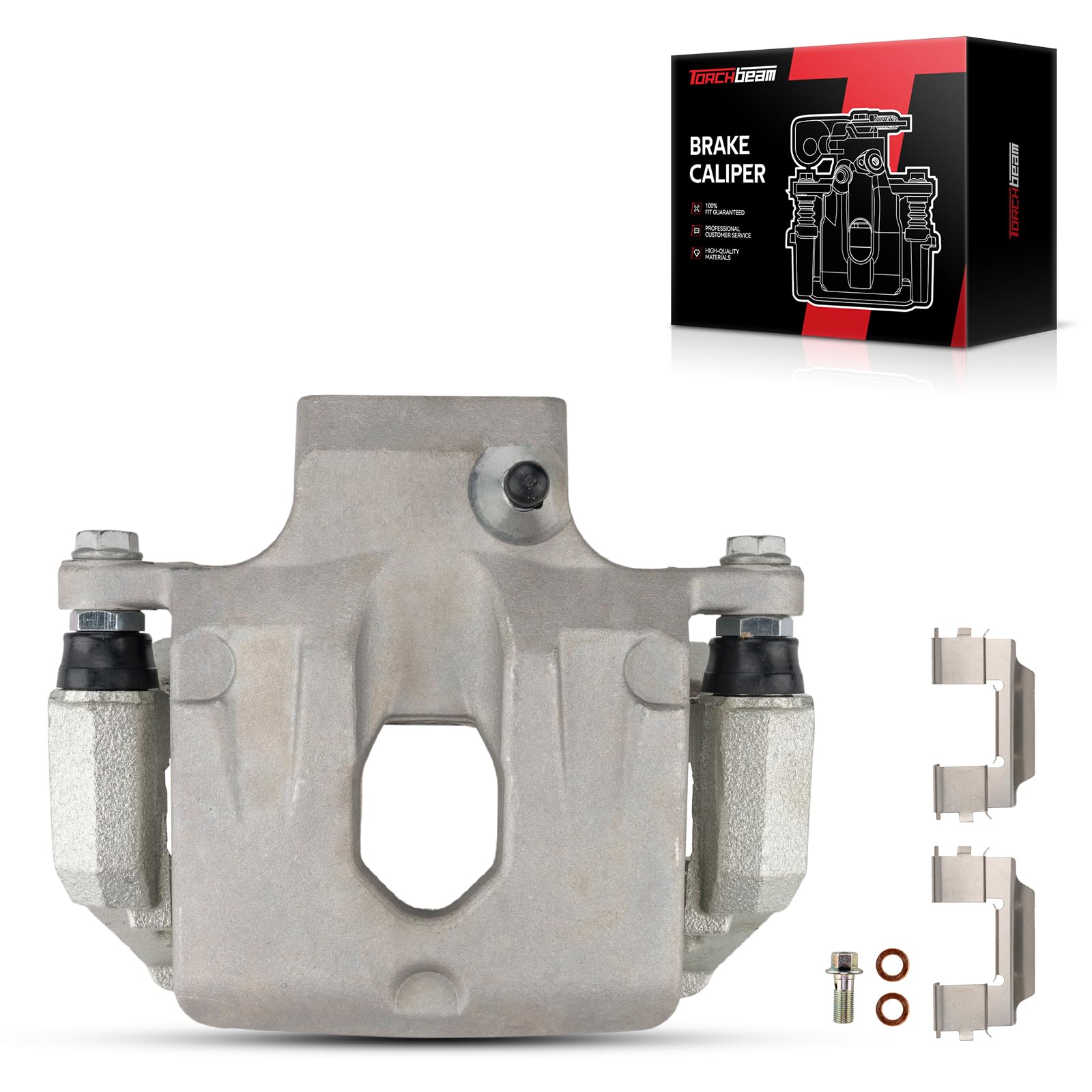 Torchbeam Rear left Driver Side Brake Caliper For Chevrolet GMC Buick Isuzu Saab for 2002-2009 Trailblazer, 2002-2009 Envoy, Trailblazer EXT, Disc Brake Caliper Assembly Replace # 18B4804