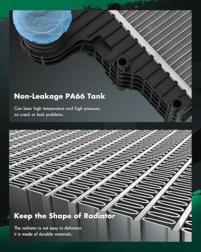 Miniatura 162 de SCITOO Reemplazo completo de radiador de aluminio para 2000 2001 2002 2003 2004 para Toyota Avalon Sedan 3L 2325 Radiador de plástico