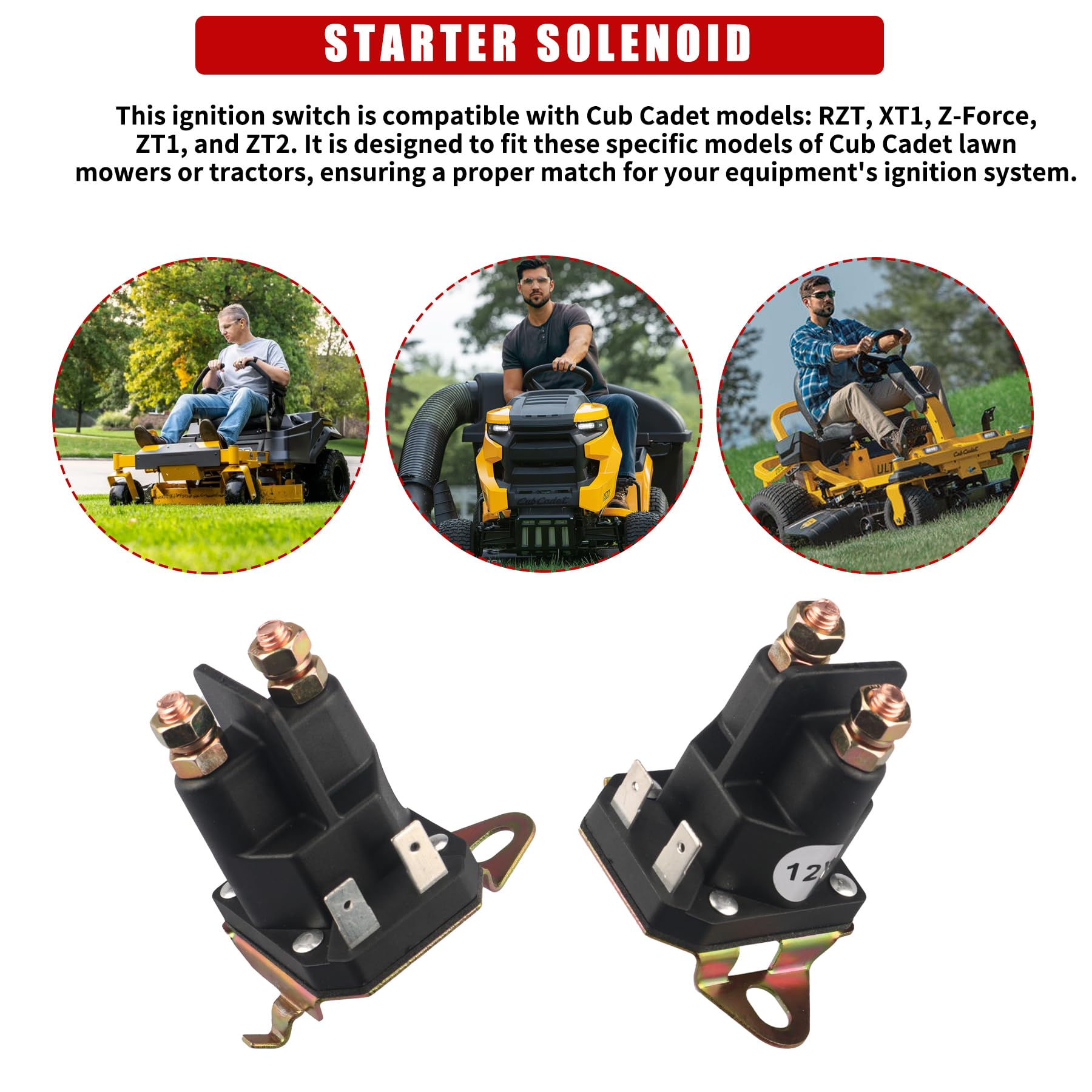 Amazon.com : Gashwer 192507 Starter Solenoid Compatible with Hus
