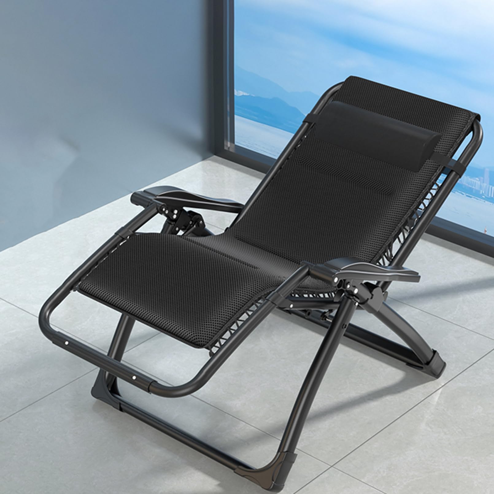 Chaise de patio réglable pour soulager le dos et profiter du jardin sans douleur