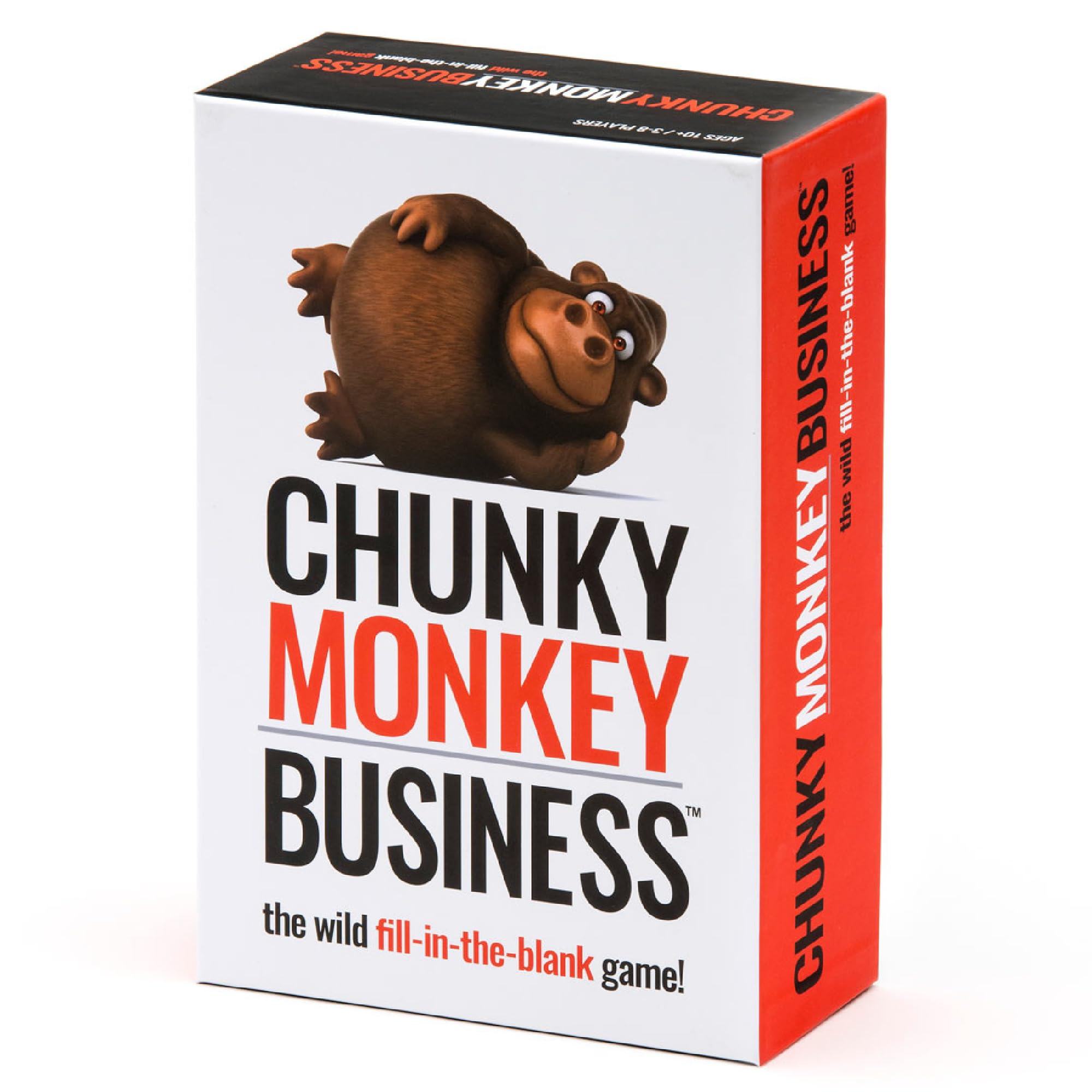 The Good Game Company Chunky Monkey Business - Fast Paced Party Game - Fill in The Blank - 3-8 Player Interactive Game for Camping, Family Games for Game Night, and More!