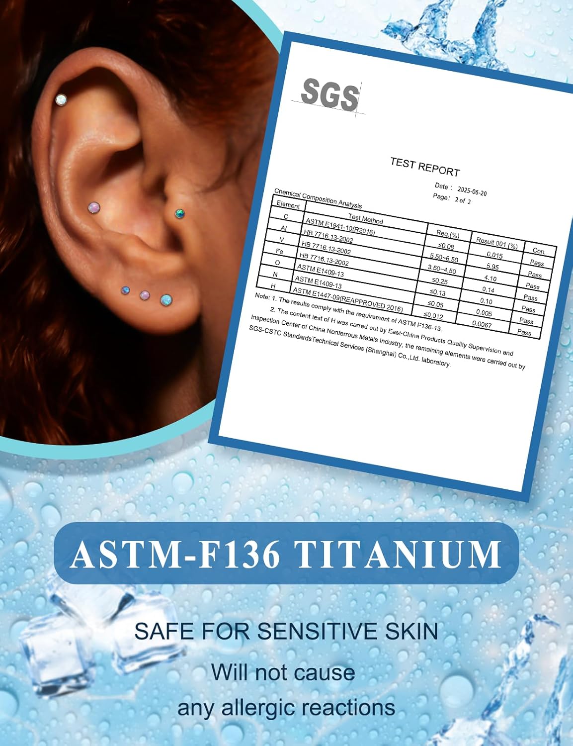 20G 18G 16G Astm F136 Titanium Threadless Flat Back Earrings Nose Studs Tragus Helix Conch Cartilage Lobe Earrings Medusa Labret Snake Bite Monroe Lip Ring Piercing Jewelry For Women Men - Image 3