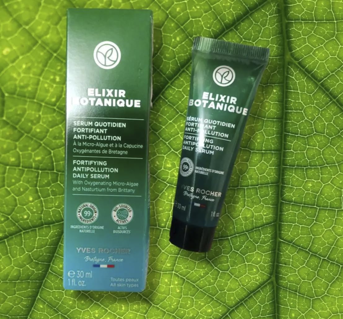 Yves Rocher Elixir Botanique Daily Fortifying Antipollution Oxygen Detox Face Serum - 30 ml./1 fl.oz. - Image 2