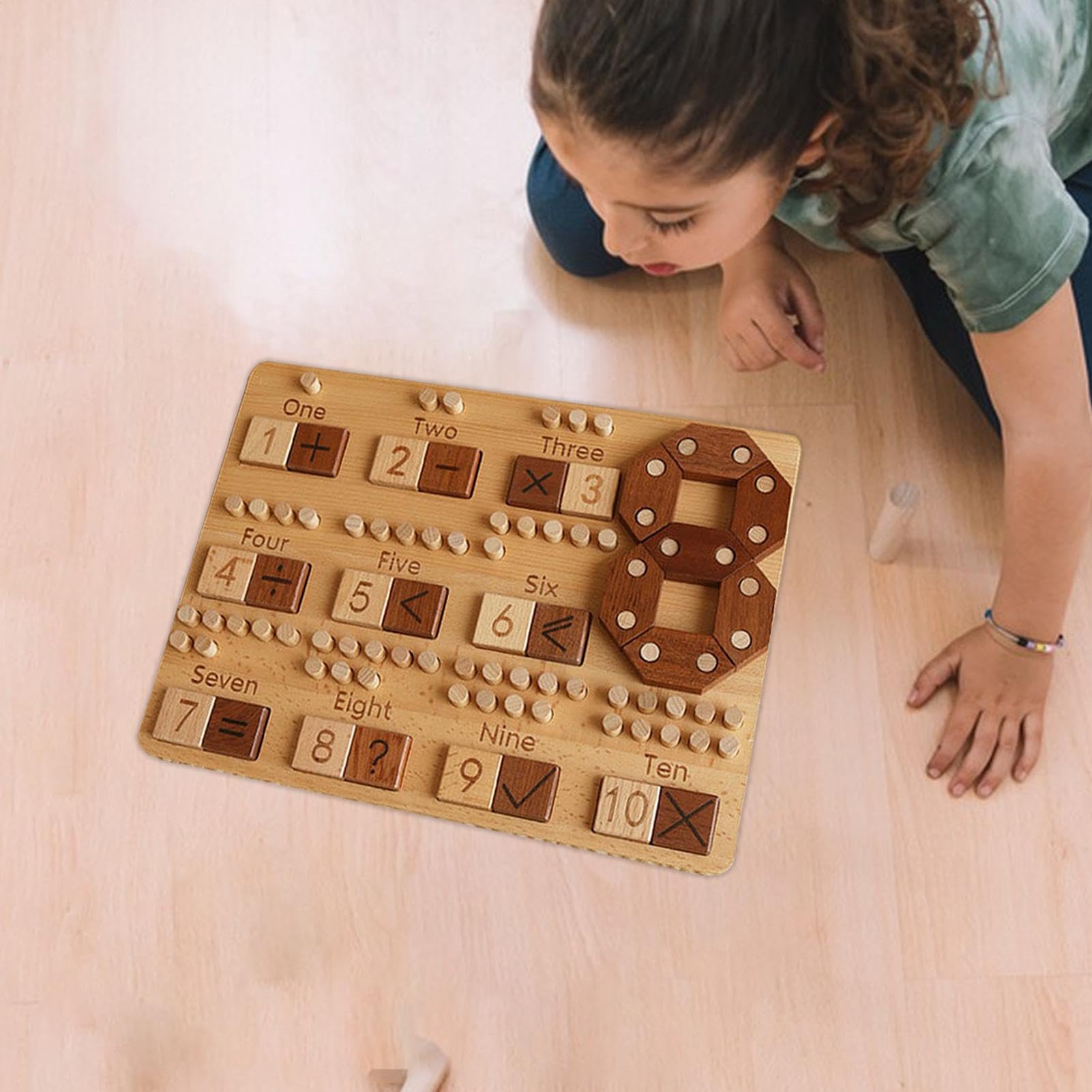 Pizarra Matemática para Niños Tablero Cálculo Interactivo Suave,