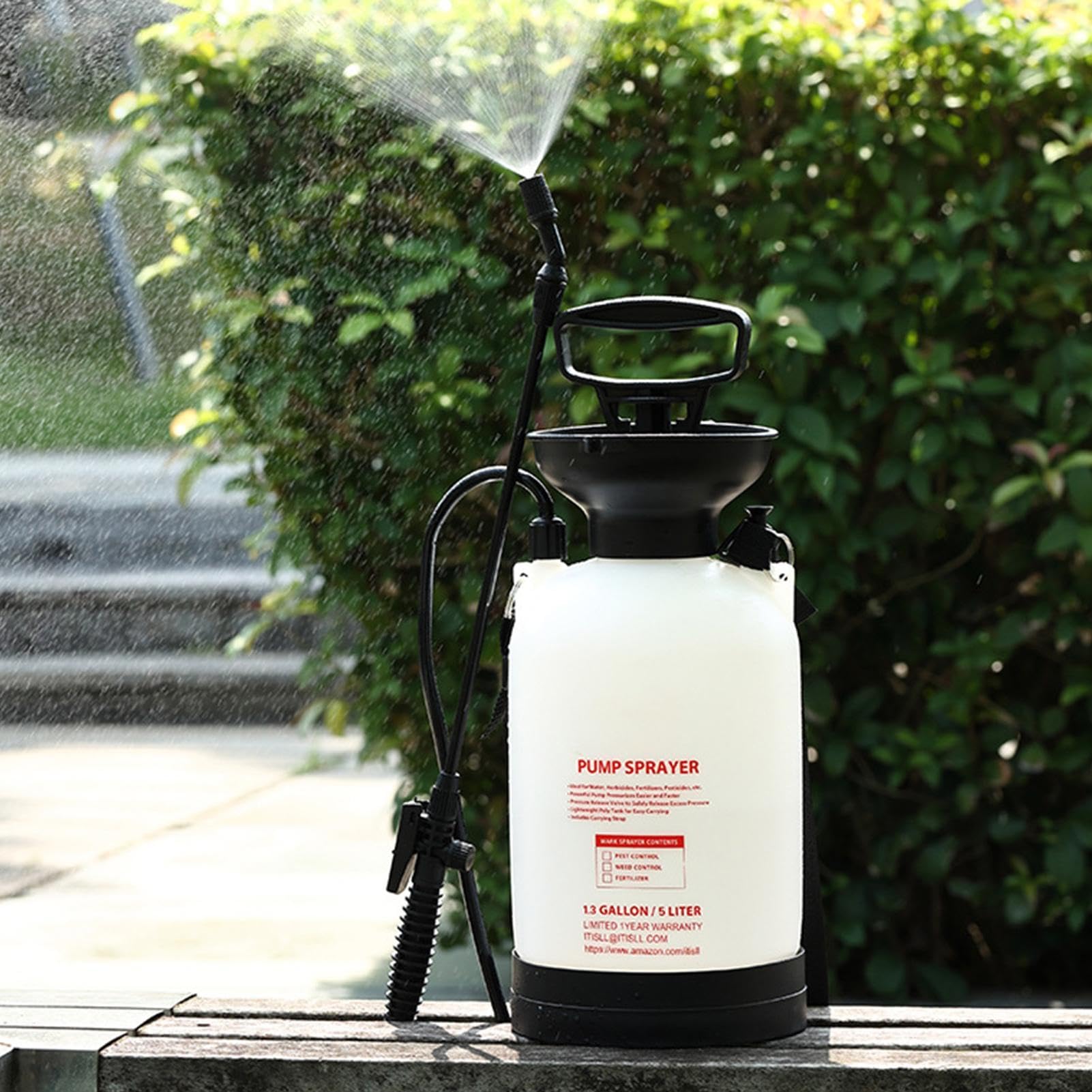 Spruzzatore A Pompa Per Giardino Per Lavaggio Auto Manuale | Bottiglia Pressione Spruzzo Per Prato per Giardinieri Agricoltori Addetti alle Pulizie Manutenzione Giardino Detergenza