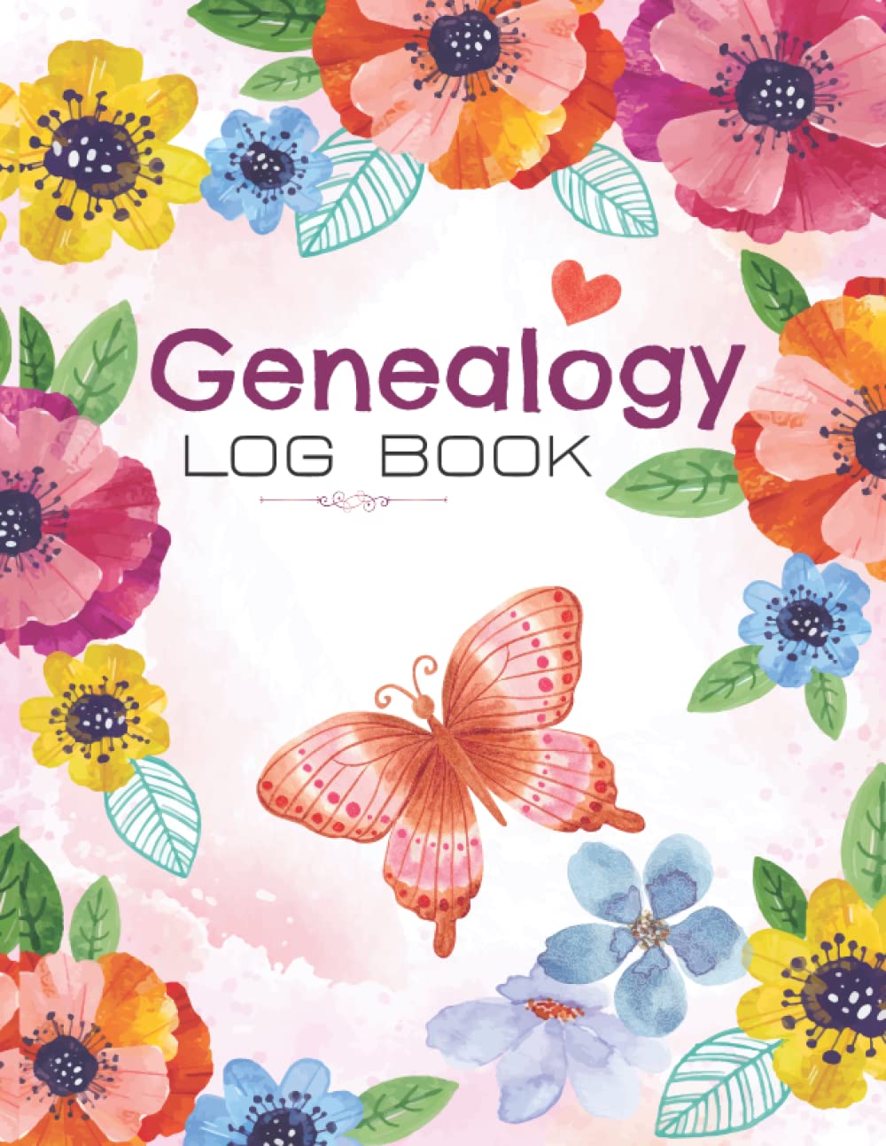 Genealogy Log Book: A Genealogy Organizer to Record Your Unique Family History and Information
