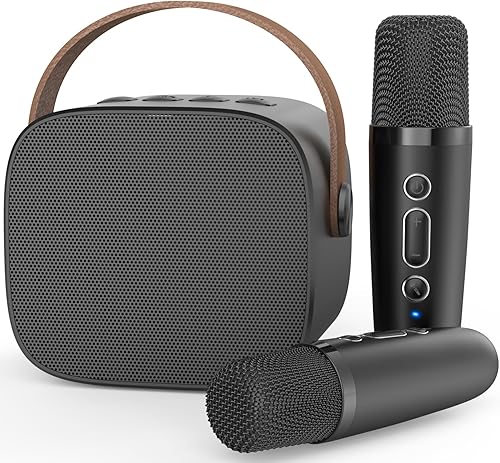 Miniatura 15 de Mini Máquina de Karaoke, Juguetes Divertidos para Navidad y Cumpleaños para Niños de 4 a 12 Años, Niñas, Niños, Adultos, Micrófono de Karaoke