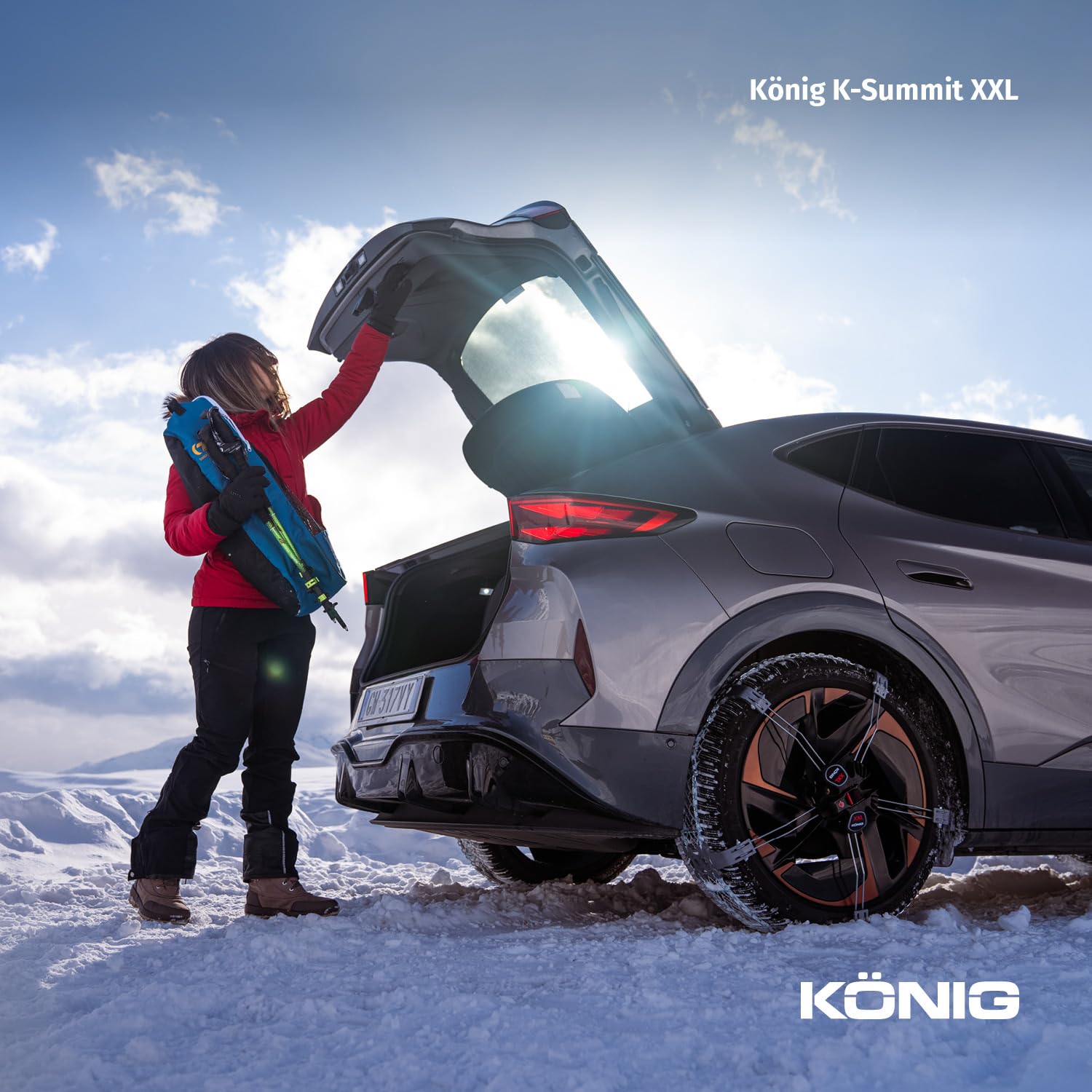 KÖNIG K-SUMMIT XXL K66 - Chaînes à Neige, Set de 2