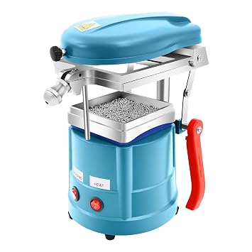 Dental Vacuum Forming Machine, 110V 600W, Symmetrical Heating System, Thermoforming Molder for Braces