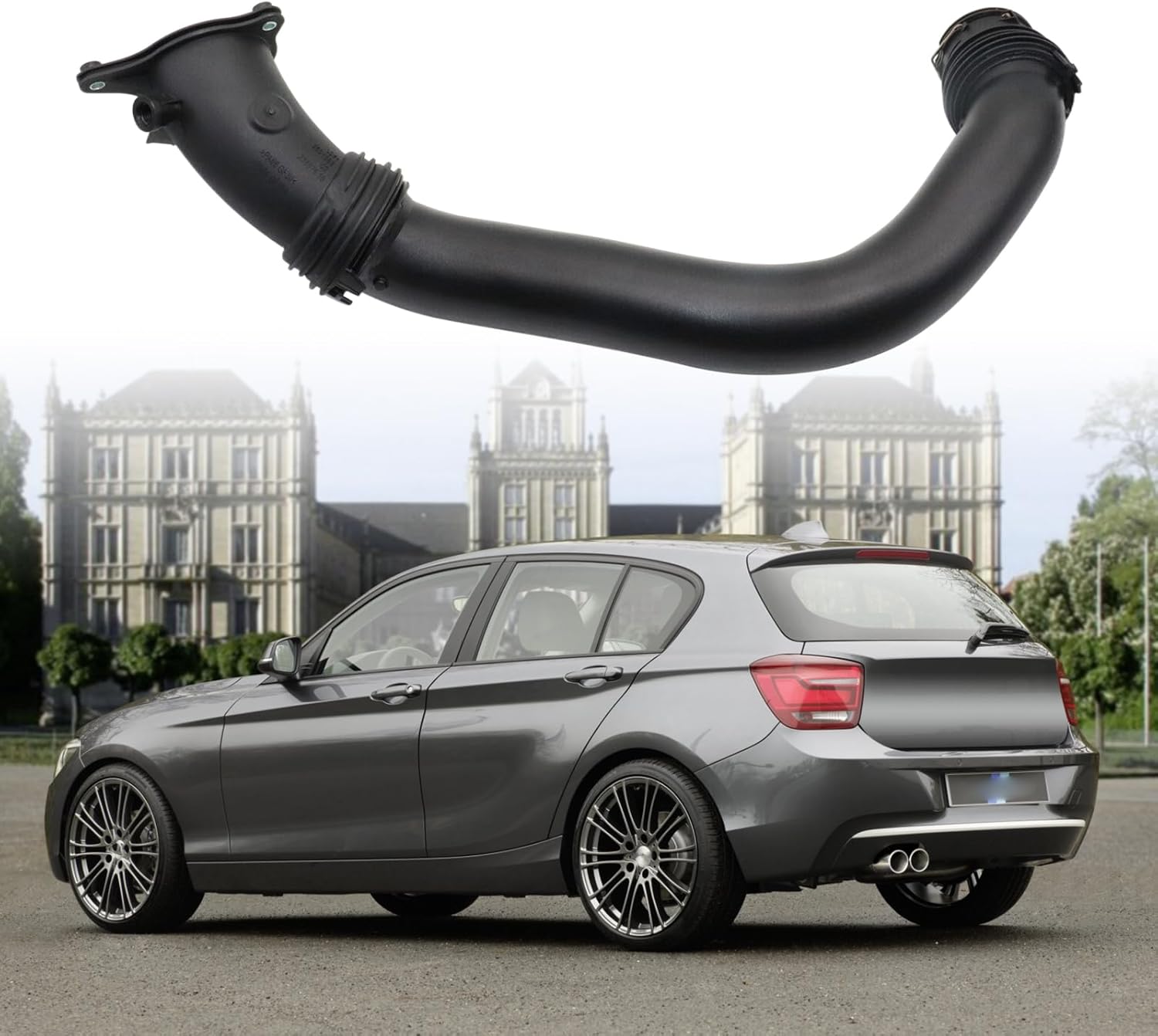 13718601683 Air Hose Tube For 530e 740e Boot Duct Replacement Intercooler Pipe Hose Boot Duct