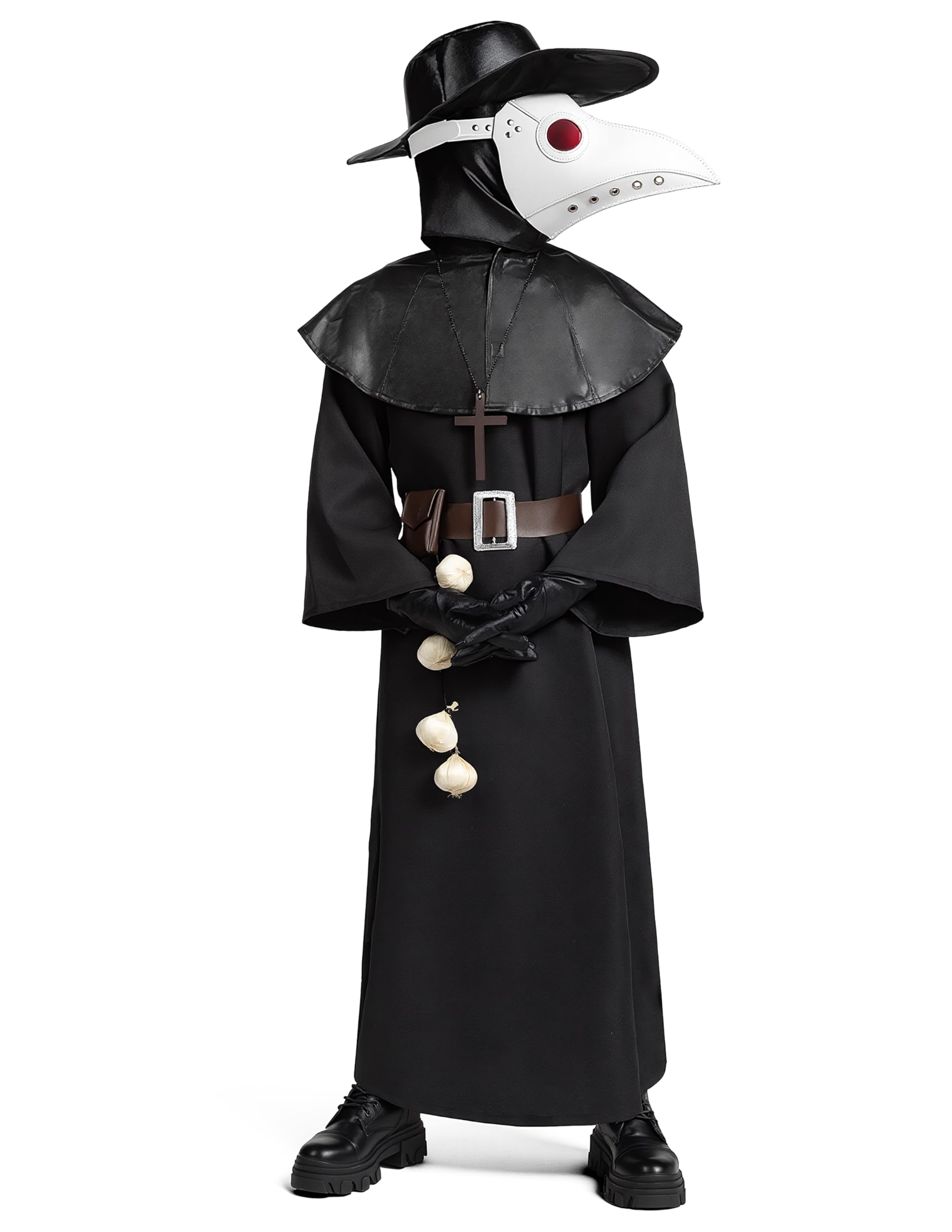 Spooktacular Creations Costume de médecin de la peste blanc pour enfant