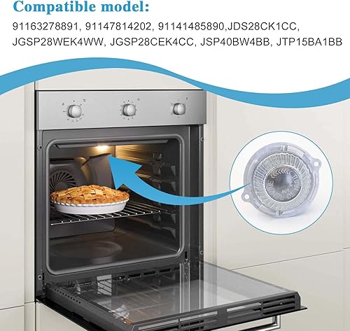 Miniatura 5 de WB08T10002 Reemplazo de bombilla de horno para hornos GE Kenmore, bombilla indicadora, montaje de luz de horno de pared AP2019709