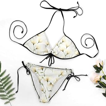 Women Sexy Halter Bikini Set Two Piece String Bathing Suits