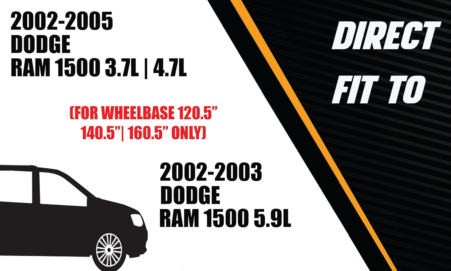 Northeastern Exhaust | Stainless Steel Direct Fit Exhaust Tail Pipe Compatible for Dodge Ram 1500 2002-2005 3.7L 4.7L 5.9L | Free Clamp Included | Automotive Replacement Part