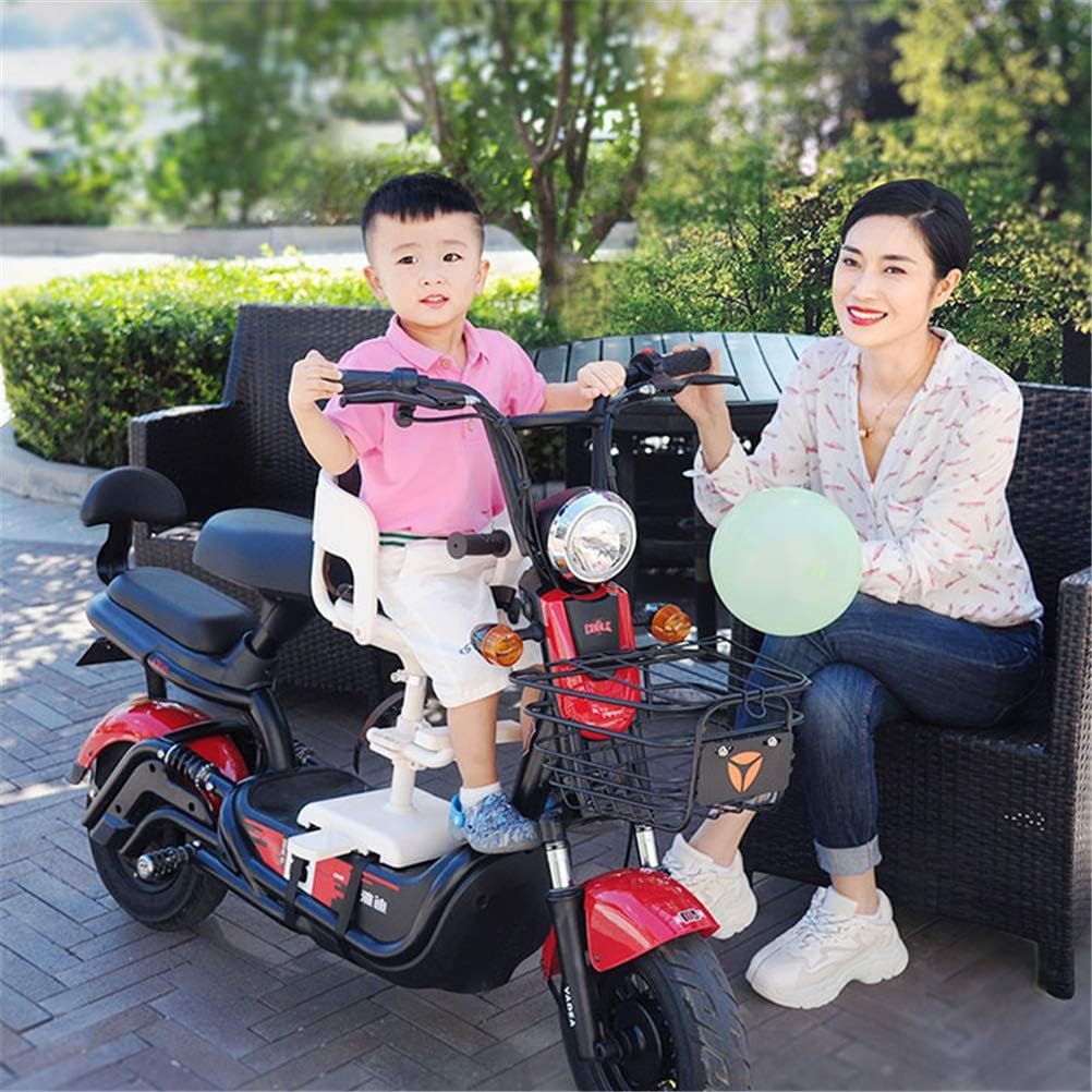 Children's Bike Seat, Bicycle Seat Can Lift Detachable Front Kids Seats for Pedal Electric Motorcycle Scooter