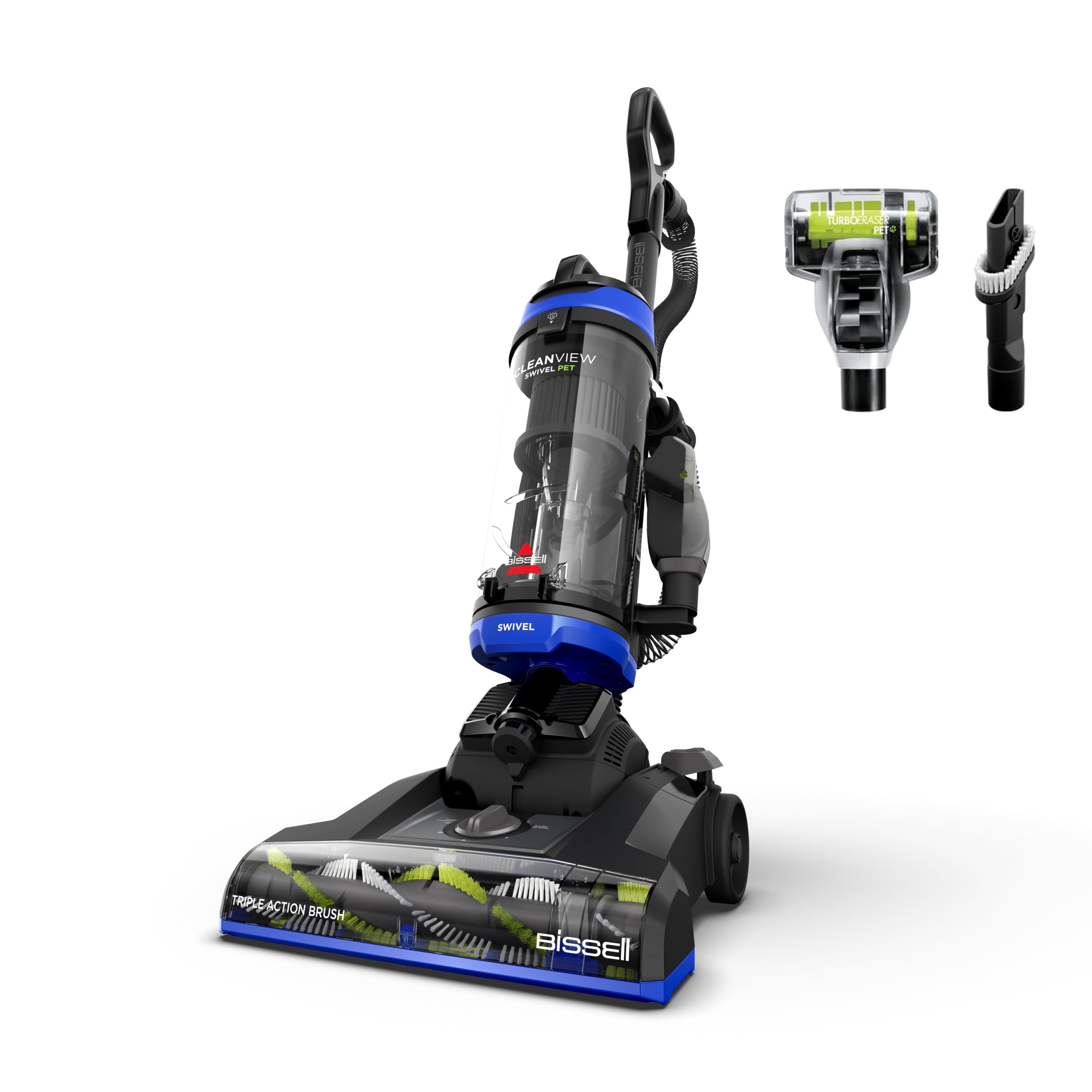 Bissell CleanView Swivel Vacuum, Triple Action Brush Roll, 3836