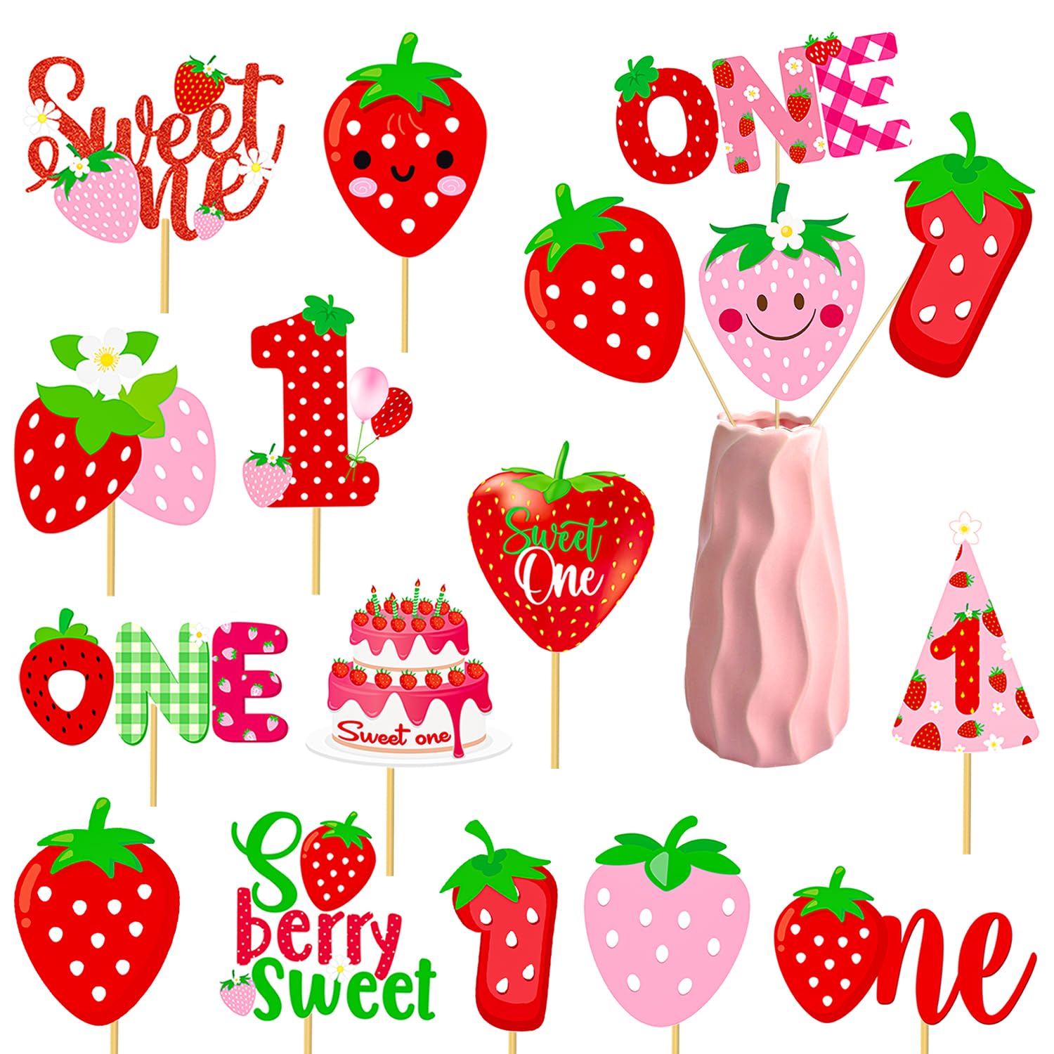 Centres de table fruits lot de 22 pour célébrer l'arrivée de bébé - 8