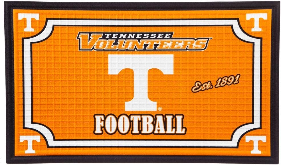 Team Sports America Collegiate University of Missouri Embossed Outdoor-Safe Mat - 30" W x 18" H Durable Non Slip Floormat for Collegiate Fans : Sports & Outdoors